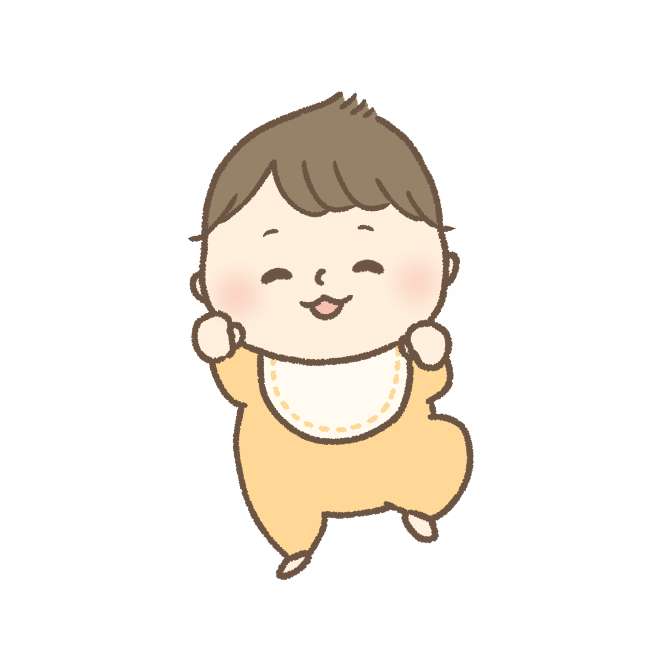 笑顔の赤ちゃん